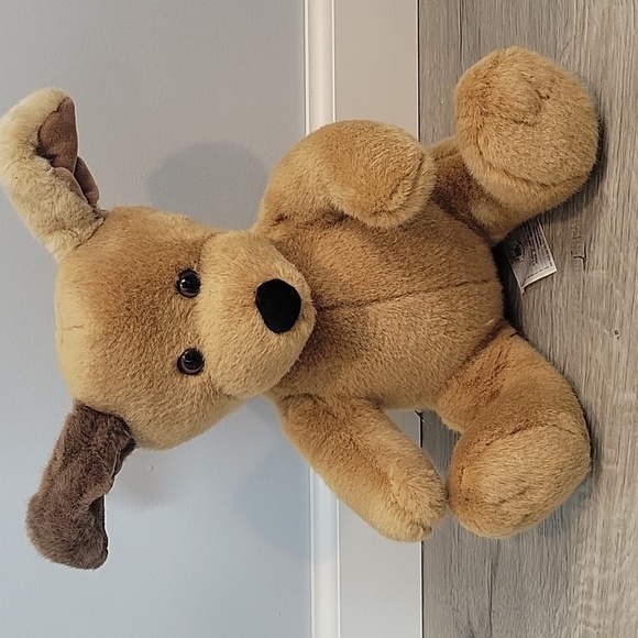 BUILD A BEAR brown tan Puppy Dog with floppy ears Retired brown sugar - Picture 1 of 7
